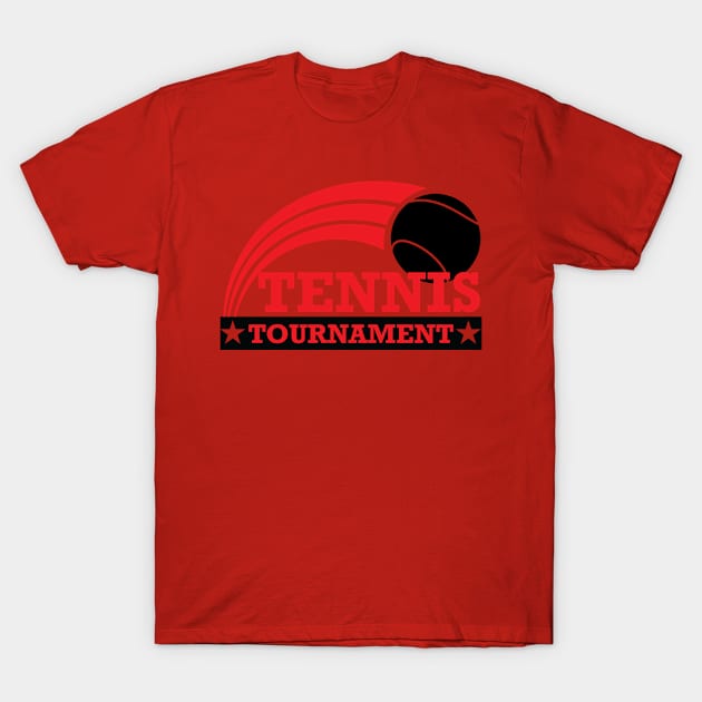 Tennis Tournament Tennis Player T-Shirt by Designcompany